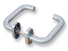 Lever Handle on Oval Rose