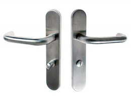Door Lever Handle on Backplate